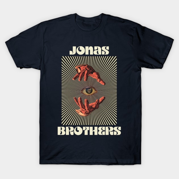 Hand Eyes Jonas Brothers T-Shirt by Kiho Jise